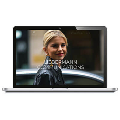 Das Webdesign von LIEBERMANN communications