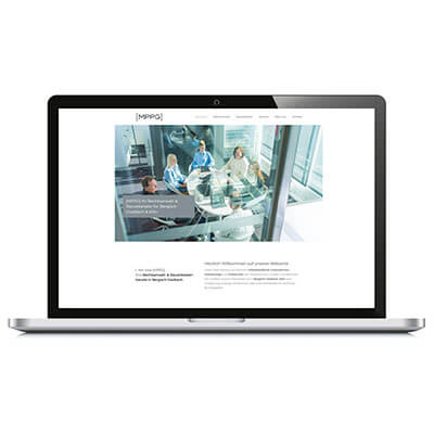 Website Case: MPPG-Webseite
