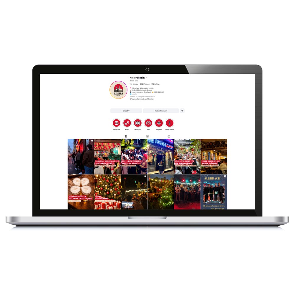 Social Media-Referenz: Brauerei Heller